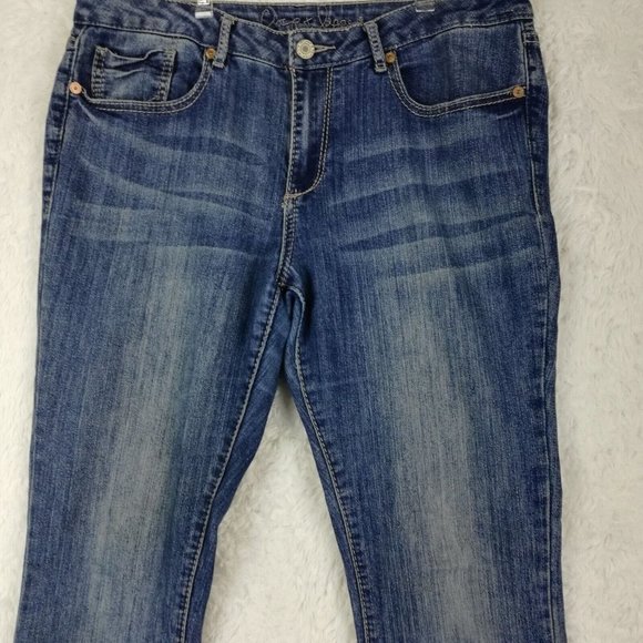 Chip & Pepper Womens Jeans Boot Cut Stella Blue Denim Medium Wash  Mid Rise 32 - Picture 3 of 12